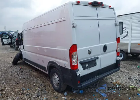 2019 Ram Promaster 2500 High Roof 159 Wb из США, поврежденный, VIN 3C6TRVDG1KE534374